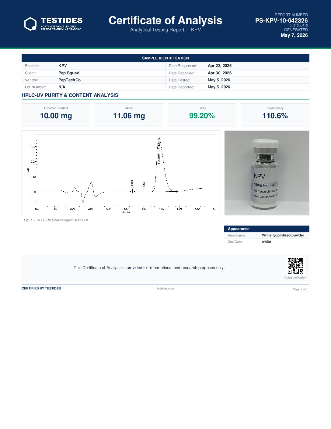 KPV 10mg - Image 2