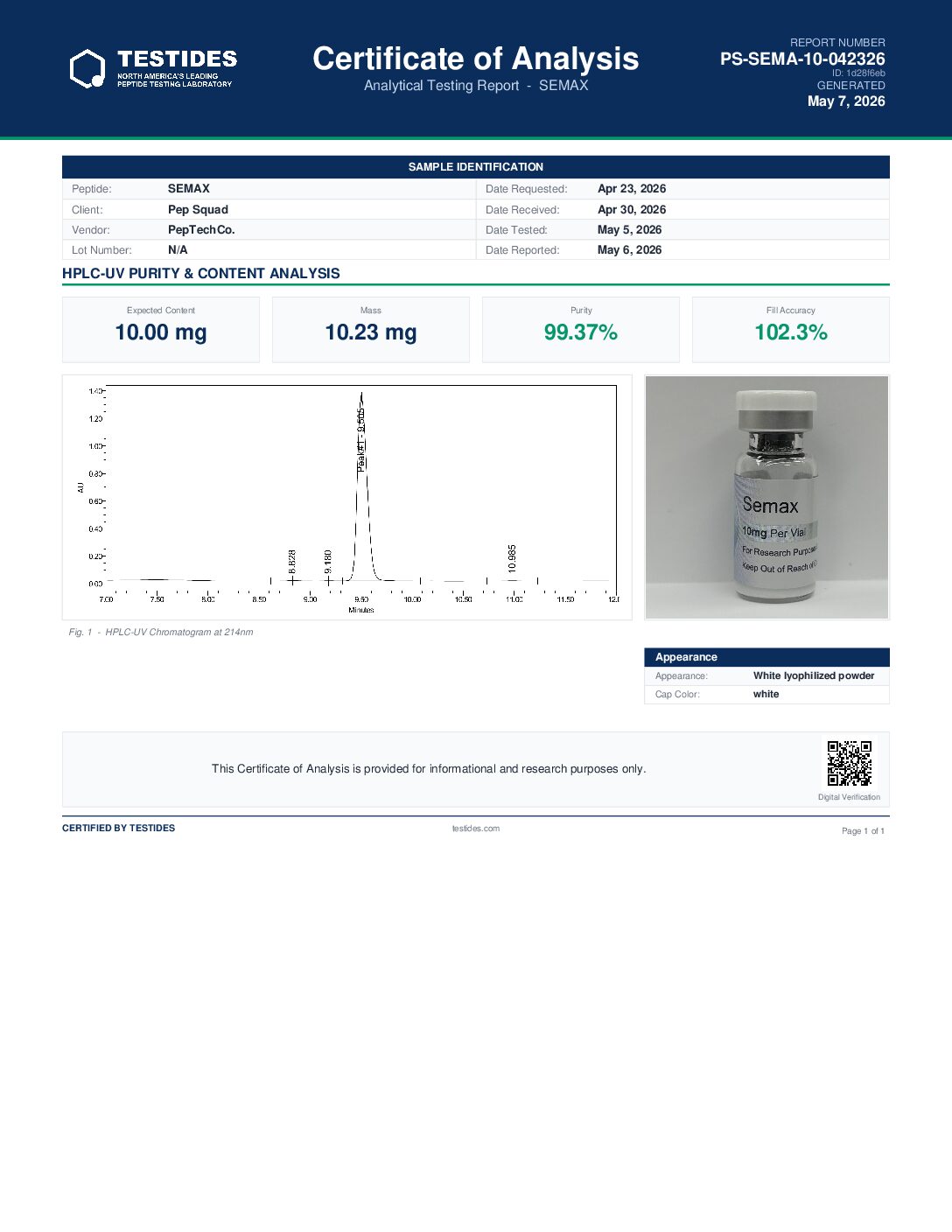 Semax 10mg - Image 2